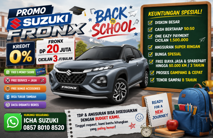 Promo Suzuki Fronx Back to School