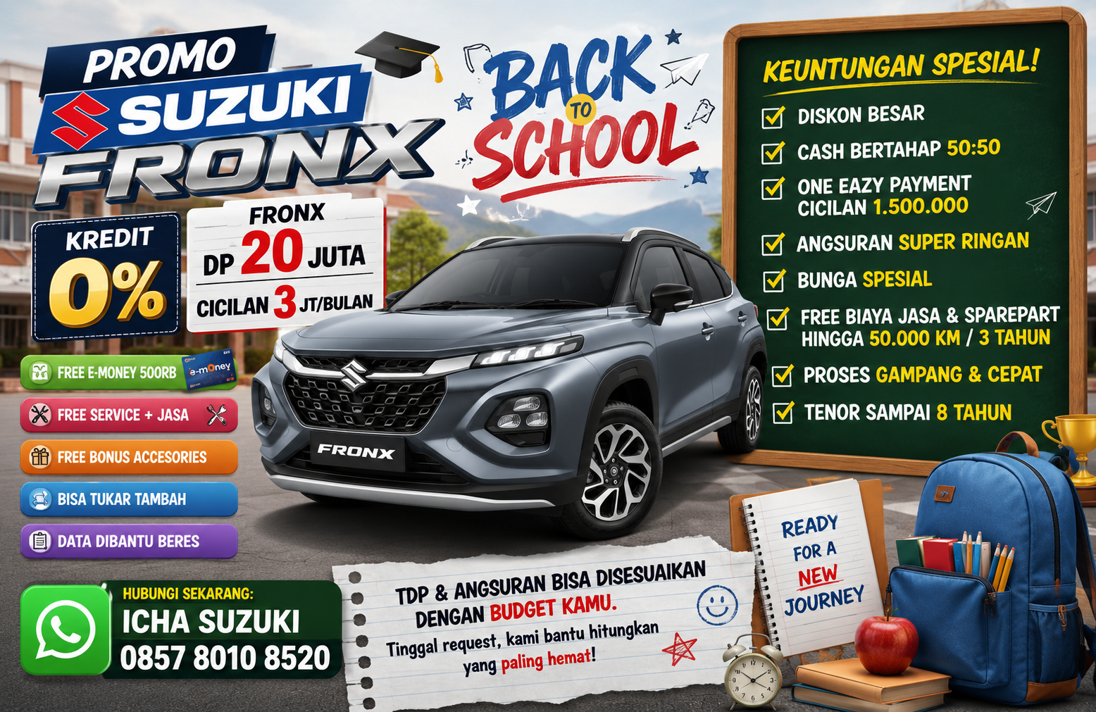 Promo Suzuki Fronx Back to School